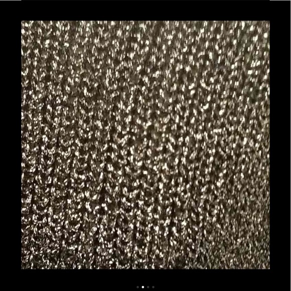 Jennifer Lopez Silver Metallic Sweater XL - Picture 2 of 5